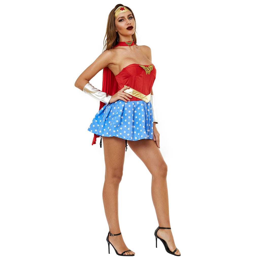 Wonder Woman Costume Cosplay  Women's Halloween Superhero Outfit
