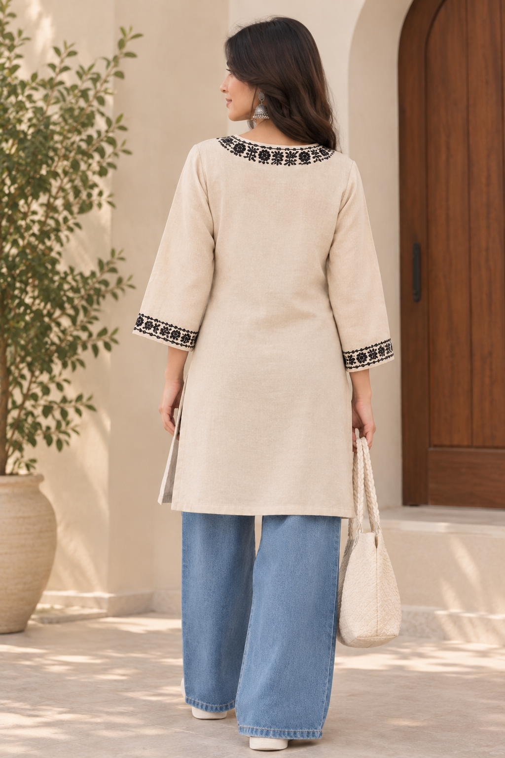 Embroidery Short  Kurta& Kurti Girls and Women