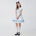 Alice in Wonderland Blue Dress Maid Costume Cute Lolita Stage Performance Outfit