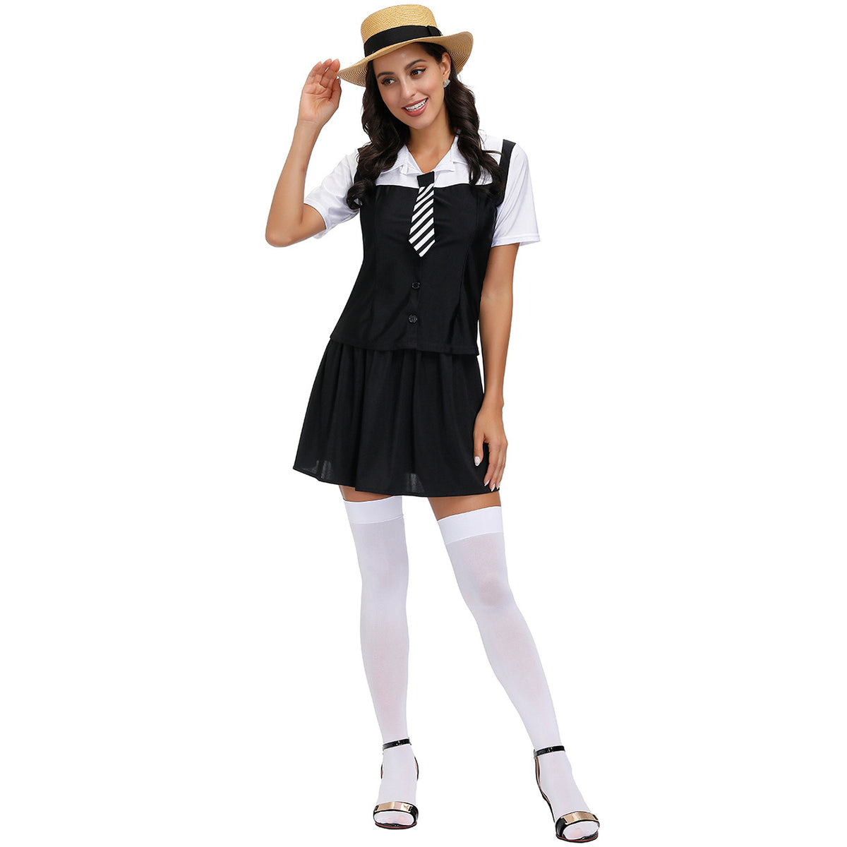Halloween Costume JK Uniform Role Play Uniform Casual Stage Wear COS Themed Party Outfit