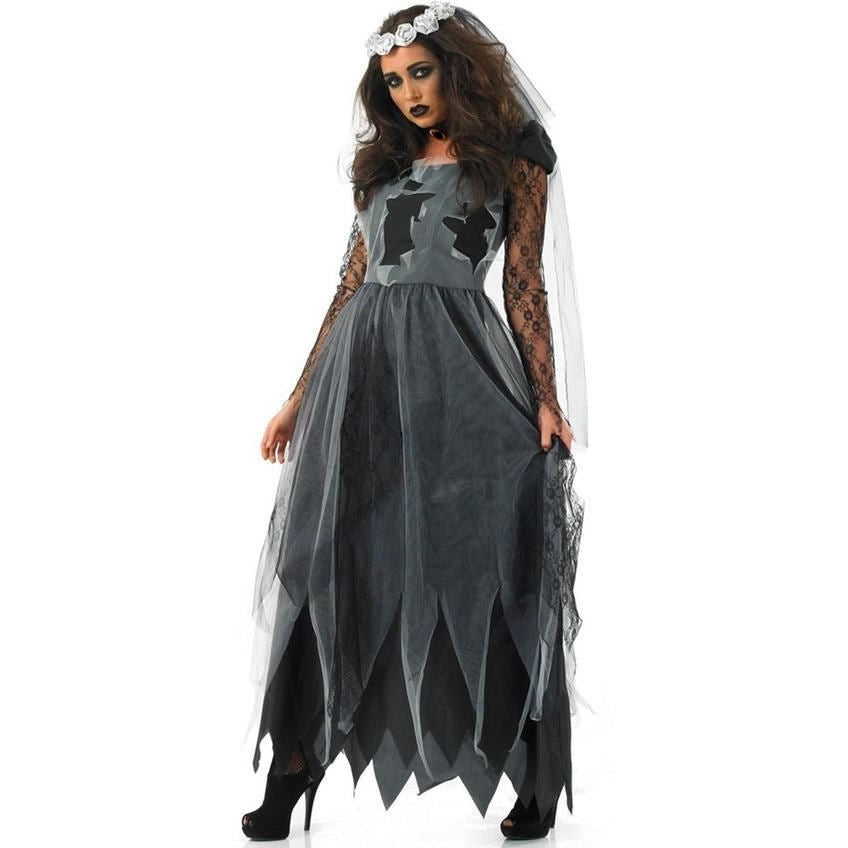 Roleplay Costume for Women Halloween Devil Outfit, Vampire Bride Cosplay Costume Sexy Dress, Party Wear
