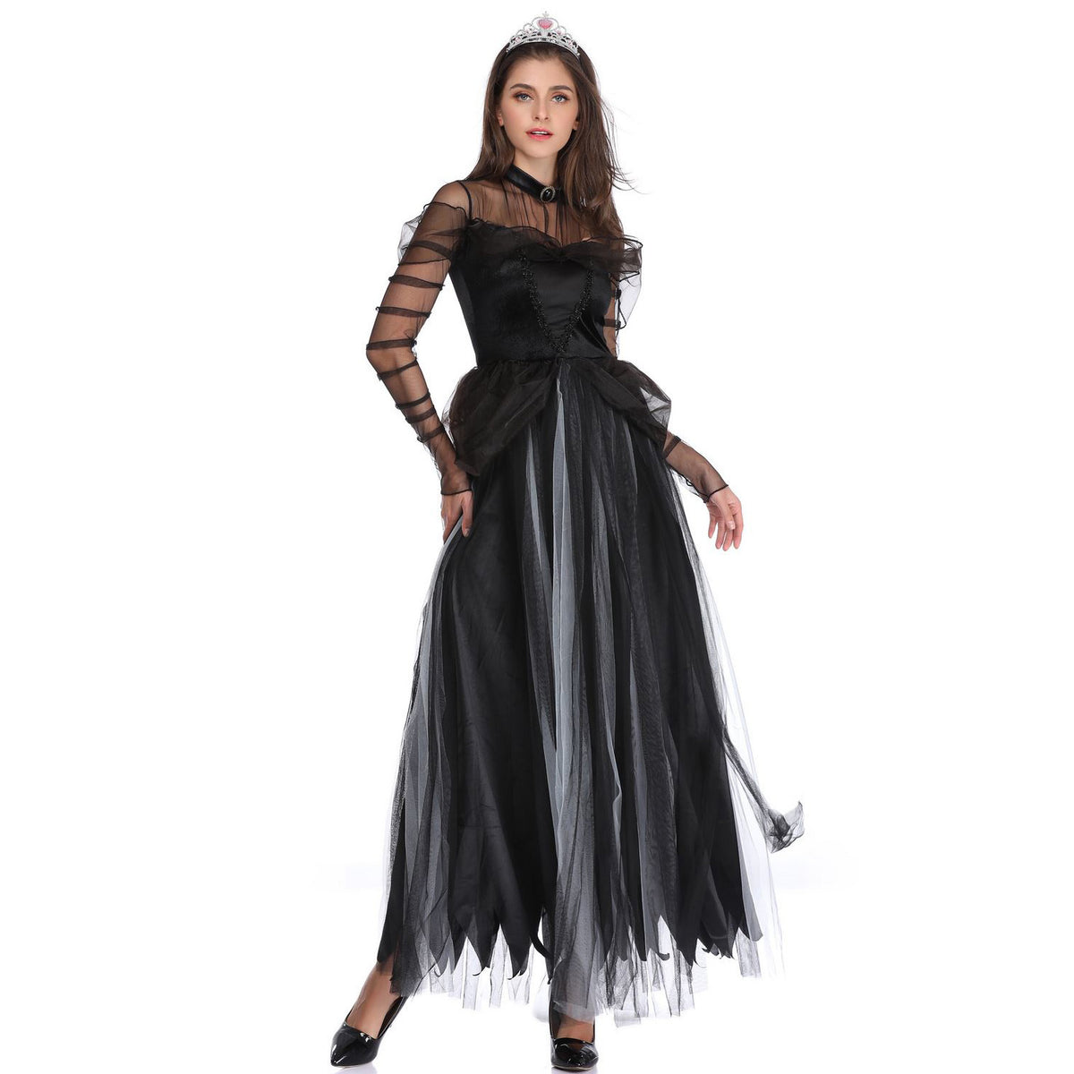 Zombie Ghost Bride Halloween Costume COS Hell Princess Dress Stage Performance Dress